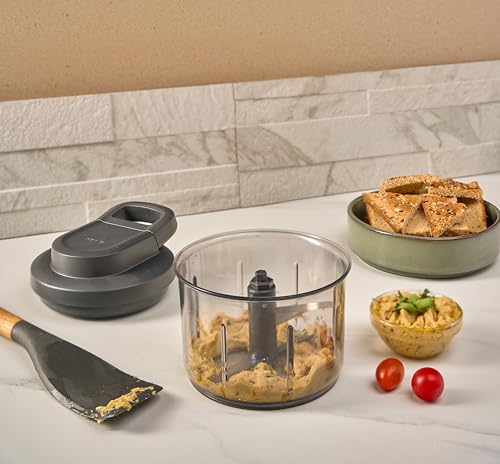 Zyliss Easy Pull Food Chopper and Manual Food Processor - Hand-Held Slicer & Dicer for Fruits & Vegetables - Easy Pull Manual Food Chopper - Cooking Gadgets & Kitchen Essentials - Easy Pull 3.0 - My Kitchen Products