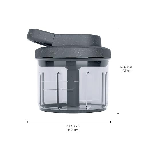 Zyliss Easy Pull Food Chopper and Manual Food Processor - Hand-Held Slicer & Dicer for Fruits & Vegetables - Easy Pull Manual Food Chopper - Cooking Gadgets & Kitchen Essentials - Easy Pull 3.0 - My Kitchen Products