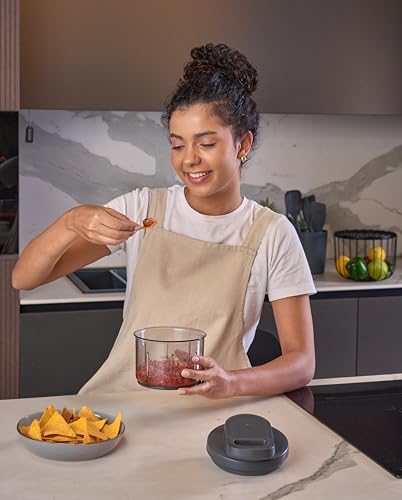 Zyliss Easy Pull Food Chopper and Manual Food Processor - Hand-Held Slicer & Dicer for Fruits & Vegetables - Easy Pull Manual Food Chopper - Cooking Gadgets & Kitchen Essentials - Easy Pull 3.0 - My Kitchen Products
