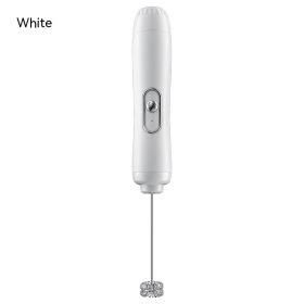 Wireless Handheld Cream Mixer And Egg Beater (Option: White-Battery Version Single Gear)