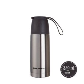 Women's Stainless Steel Thermos Cup With Large Capacity (Option: Natural Color 350ml-Regular)