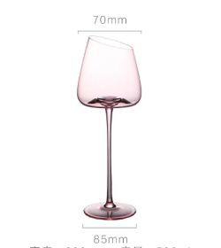 Oblique Mouth Flamingo Red Wine Cup (Option: 280 Bevel)